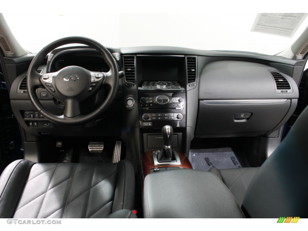 2013 Infiniti FX 37 AWD Graphite Dashboard Photo #78366108
