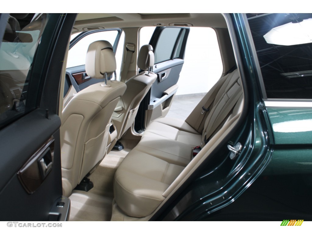 2010 GLK 350 4Matic - Jade Green Metallic / Almond/Black photo #19