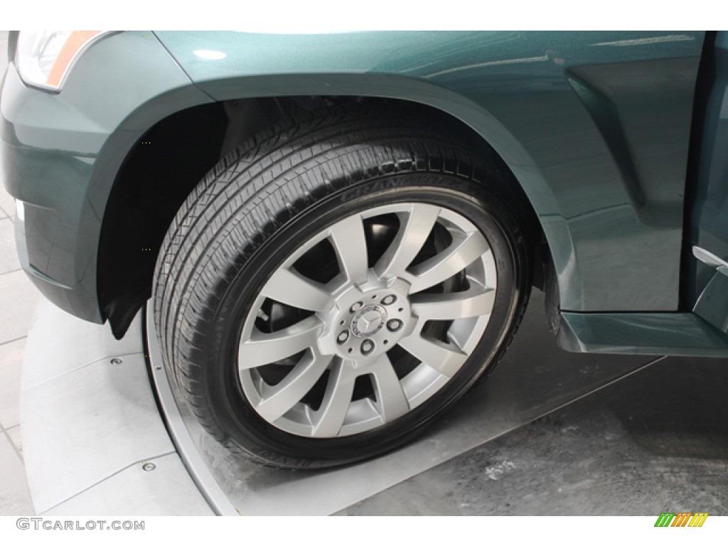 2010 GLK 350 4Matic - Jade Green Metallic / Almond/Black photo #27