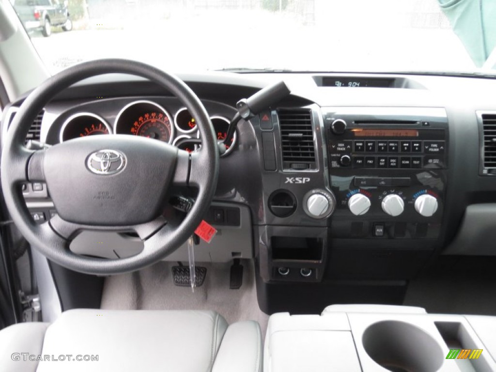 2011 Toyota Tundra X-SP Double Cab Graphite Gray Dashboard Photo #78368499