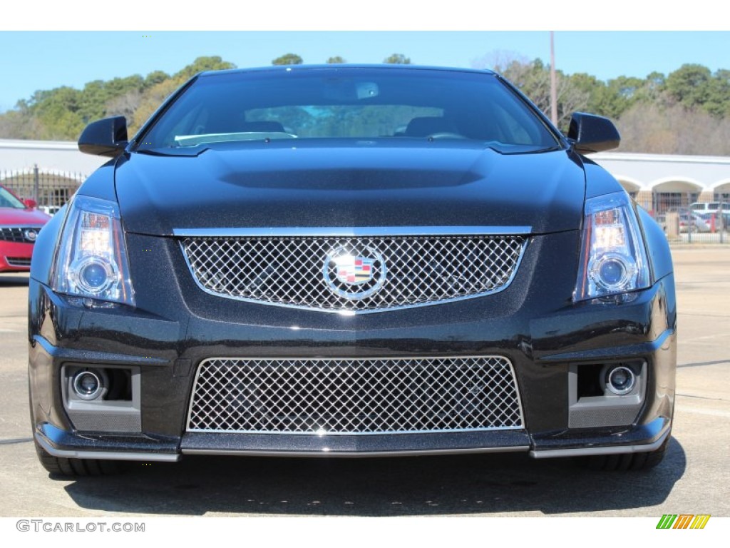 Black Diamond Tricoat 2013 Cadillac CTS -V Coupe Exterior Photo #78368601