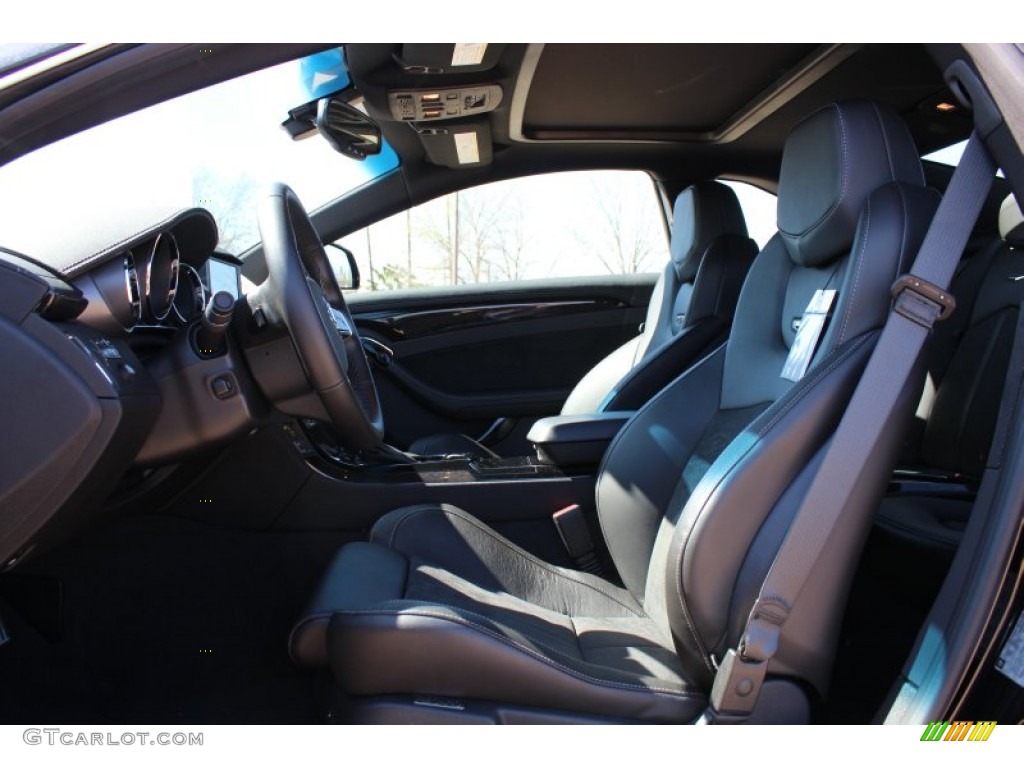 Ebony Interior 2013 Cadillac CTS -V Coupe Photo #78368737
