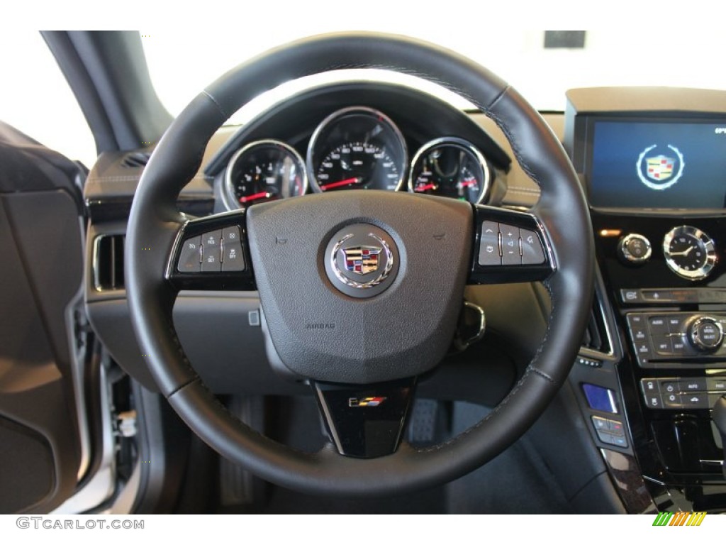 2013 CTS -V Coupe Silver Frost Edition - Silver Frost Matte / Ebony photo #14