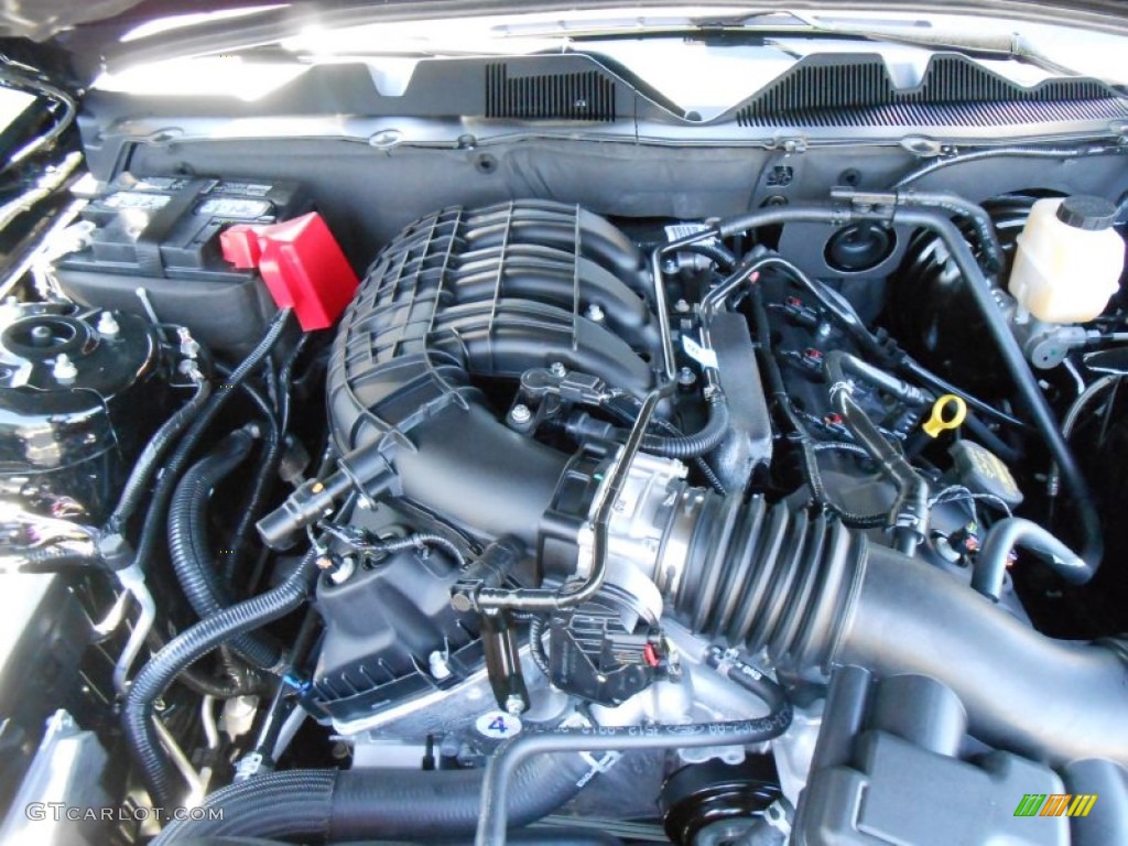 2014 Ford Mustang V6 Premium Coupe 3.7 Liter DOHC 24-Valve Ti-VCT V6 Engine Photo #78370068