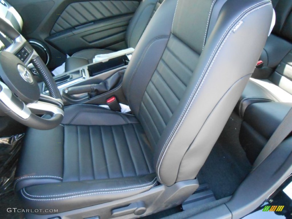 2014 Ford Mustang V6 Premium Coupe Front Seat Photo #78370104