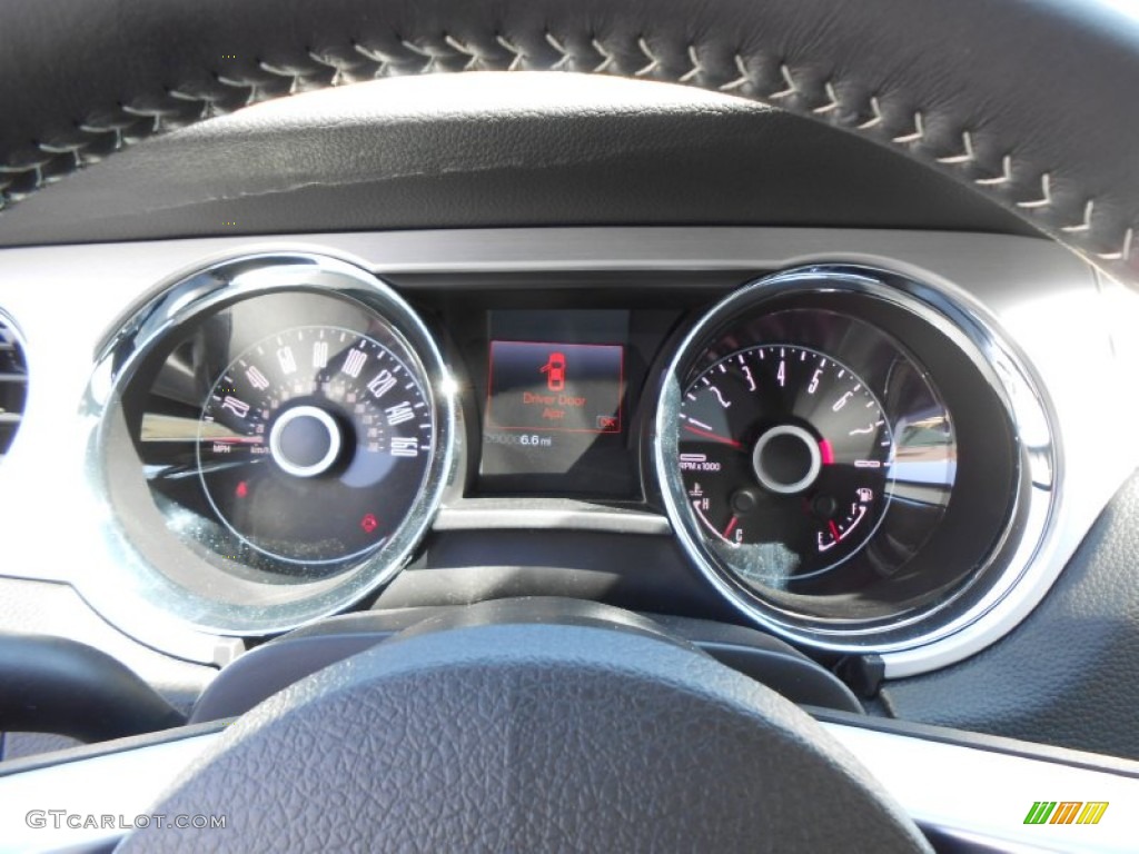 2014 Ford Mustang V6 Premium Coupe Gauges Photo #78370185