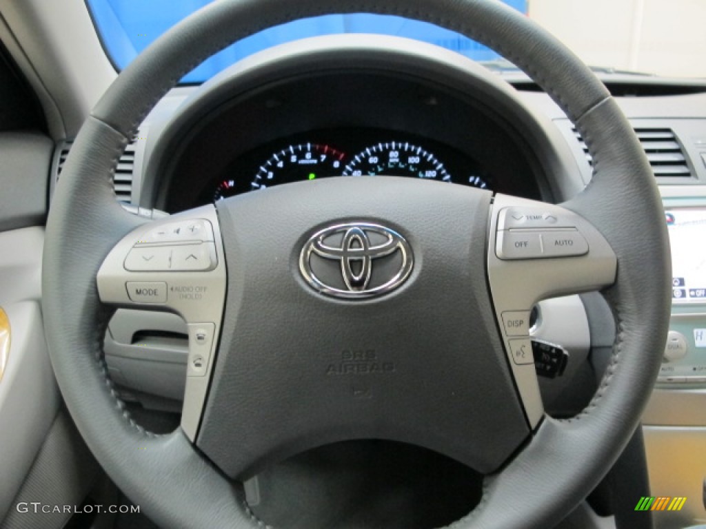 2007 Toyota Camry XLE V6 Ash Steering Wheel Photo #78370972