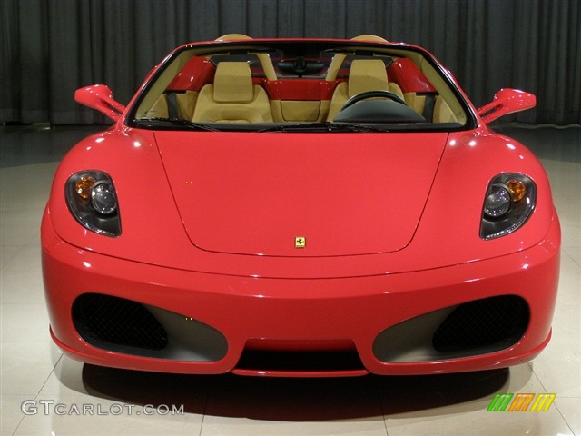 2007 Ferrari F430 Spider F1, Red with Beige Leather Interior, Front 2007 Ferrari F430 Spider F1 Parts