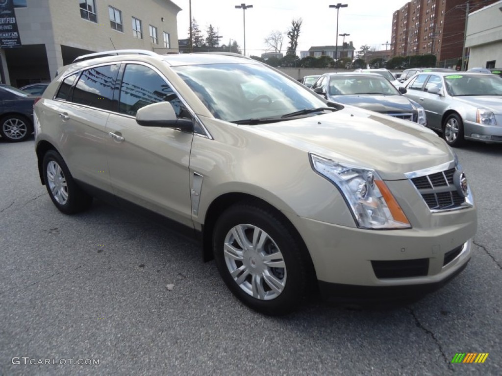 2011 SRX 4 V6 AWD - Gold Mist Metallic / Shale/Brownstone photo #4