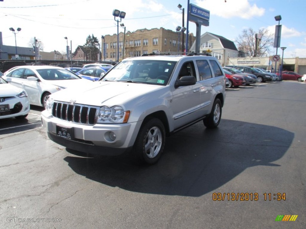 2006 Grand Cherokee Limited 4x4 - Bright Silver Metallic / Medium Slate Gray photo #2