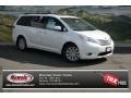 2013 Blizzard White Pearl Toyota Sienna Limited AWD  photo #1
