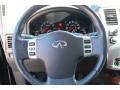 2010 Infiniti QX Graphite Interior Steering Wheel Photo