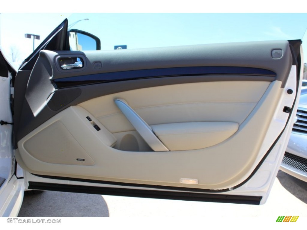 2013 Infiniti G 37 Convertible Wheat Door Panel Photo #78372741