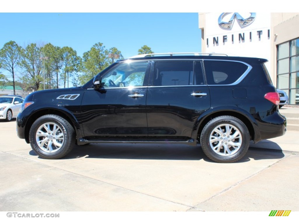 Black Obsidian 2013 Infiniti QX 56 Exterior Photo #78373029