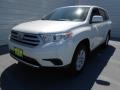 2013 Blizzard White Pearl Toyota Highlander   photo #7