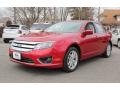 Red Candy Metallic 2012 Ford Fusion SEL V6 Exterior