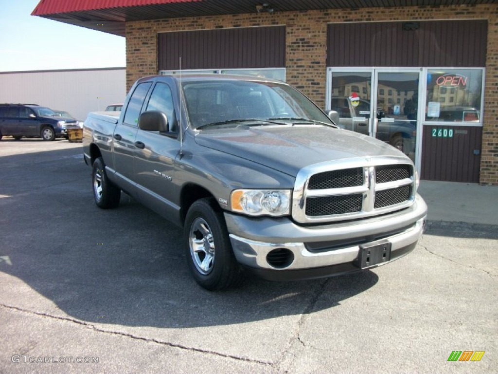 2005 Ram 1500 ST Quad Cab - Mineral Gray Metallic / Dark Slate Gray photo #2