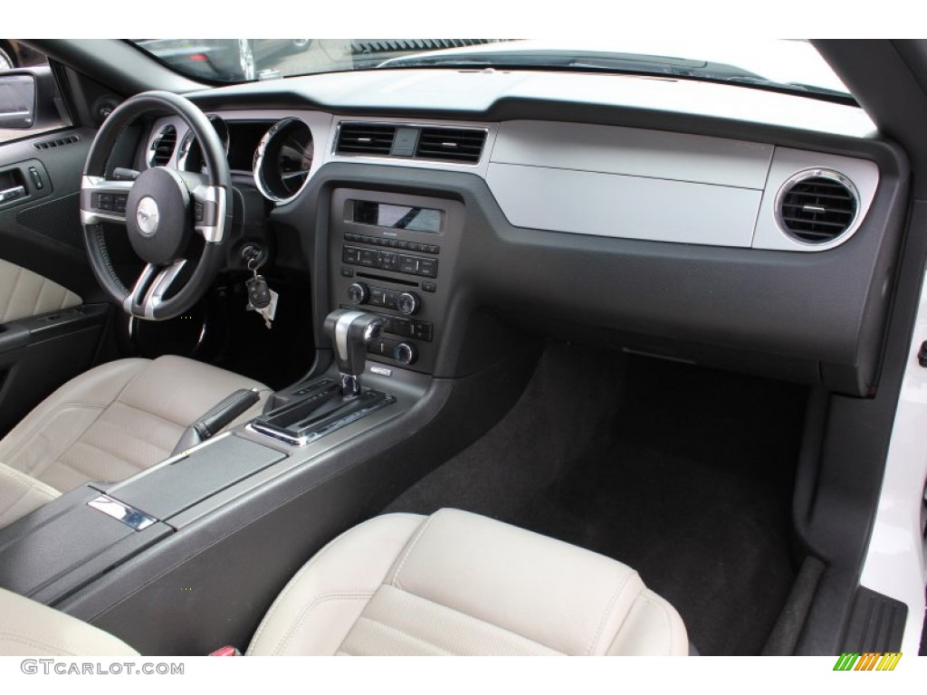 2012 Ford Mustang V6 Premium Convertible Stone Dashboard Photo #78377540