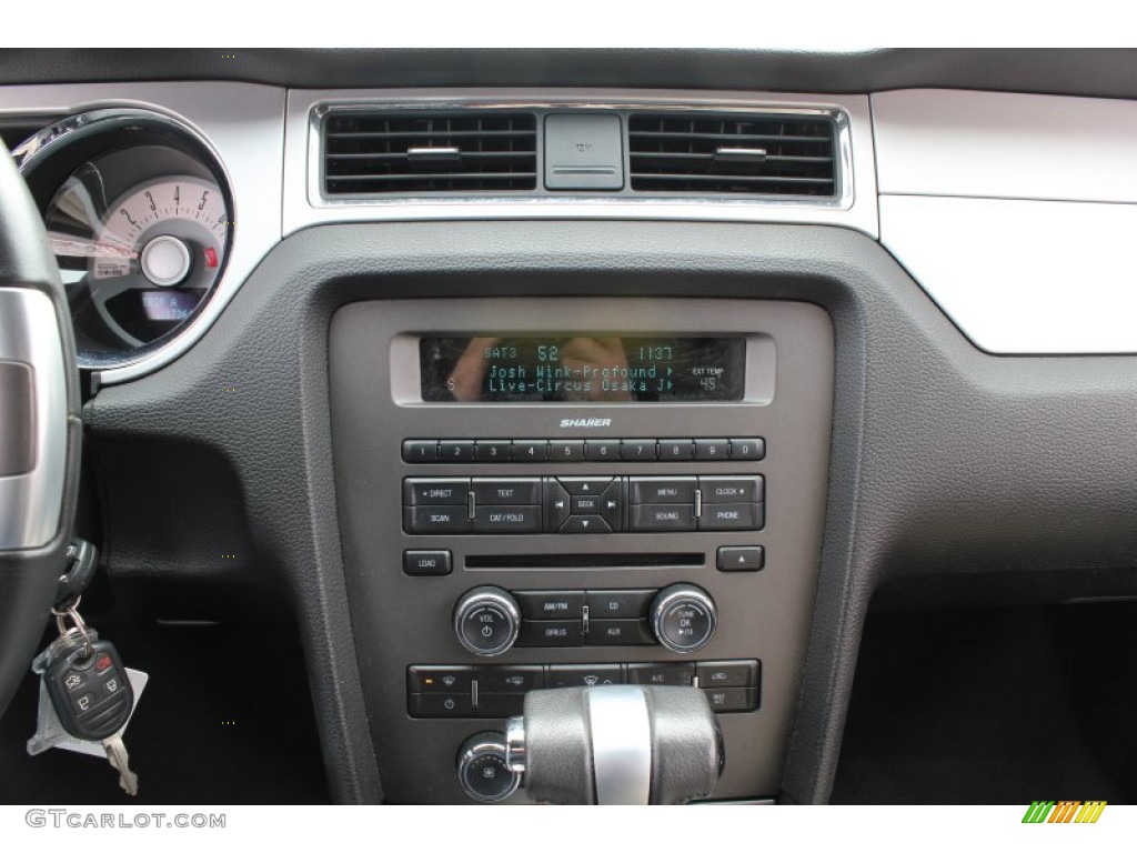 2012 Ford Mustang V6 Premium Convertible Controls Photo #78377638