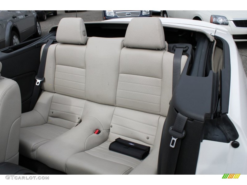 2012 Ford Mustang V6 Premium Convertible Rear Seat Photo #78377747