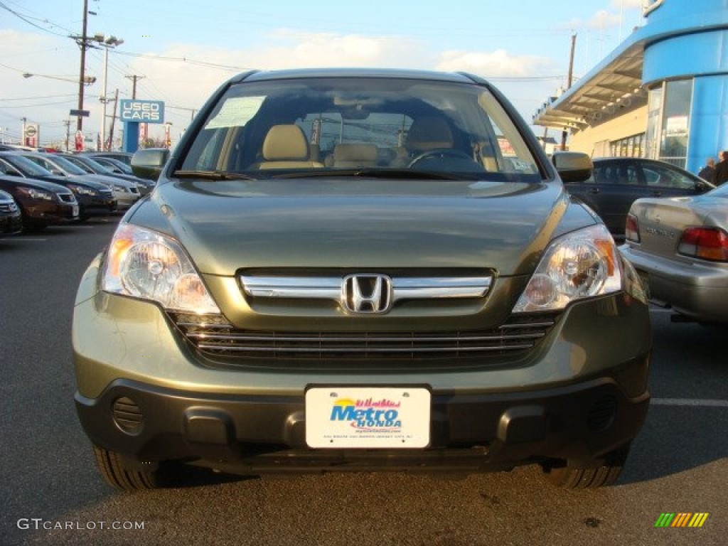 2008 CR-V EX-L 4WD - Green Tea Metallic / Ivory photo #2