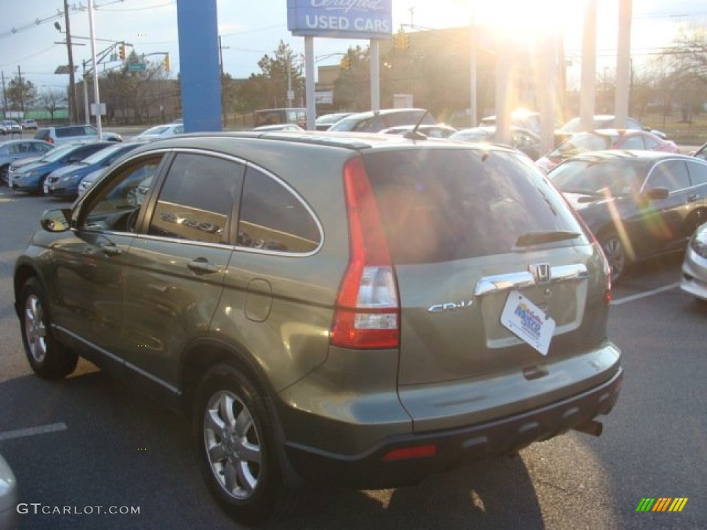 2008 CR-V EX-L 4WD - Green Tea Metallic / Ivory photo #6