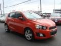 Inferno Orange Metallic - Sonic LTZ Hatch Photo No. 3