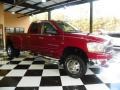 Inferno Red Crystal Pearl 2006 Dodge Ram 3500 SLT Quad Cab 4x4 Dually