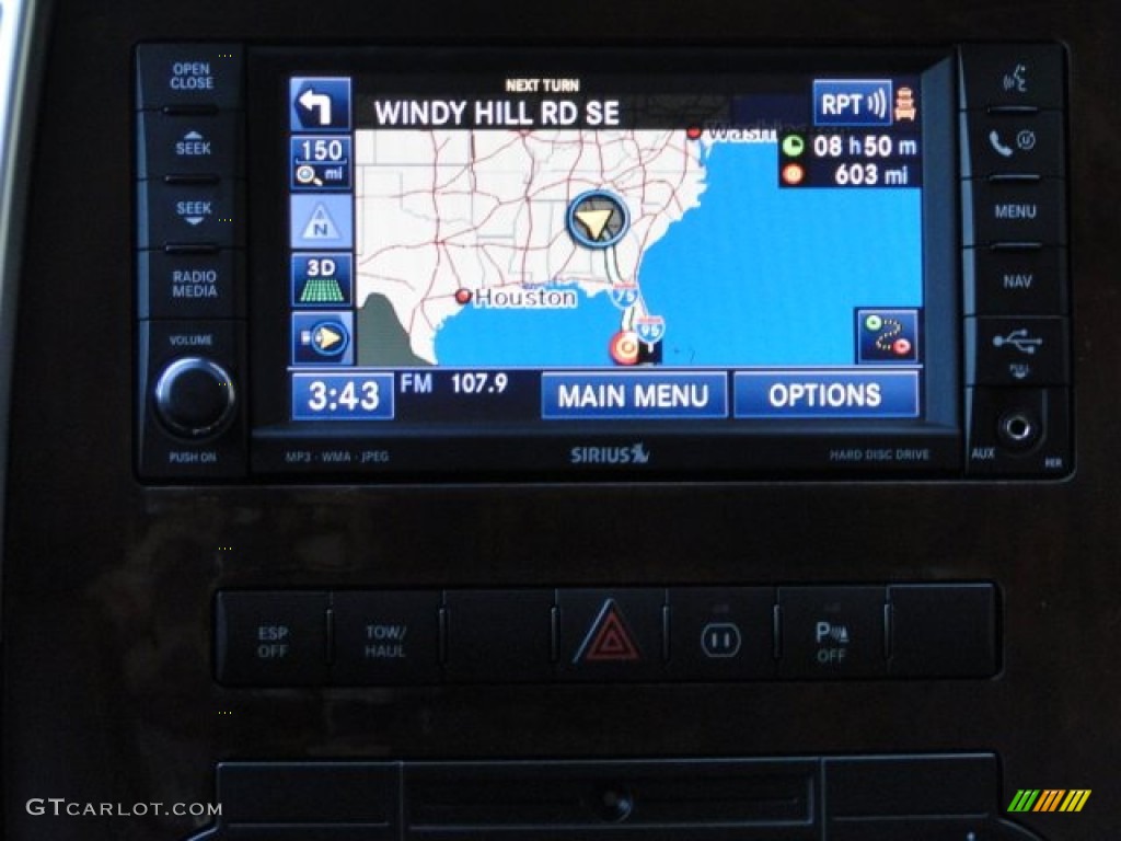 2009 Jeep Grand Cherokee Overland Navigation Photos