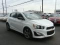 Summit White 2013 Chevrolet Sonic RS Hatch Exterior