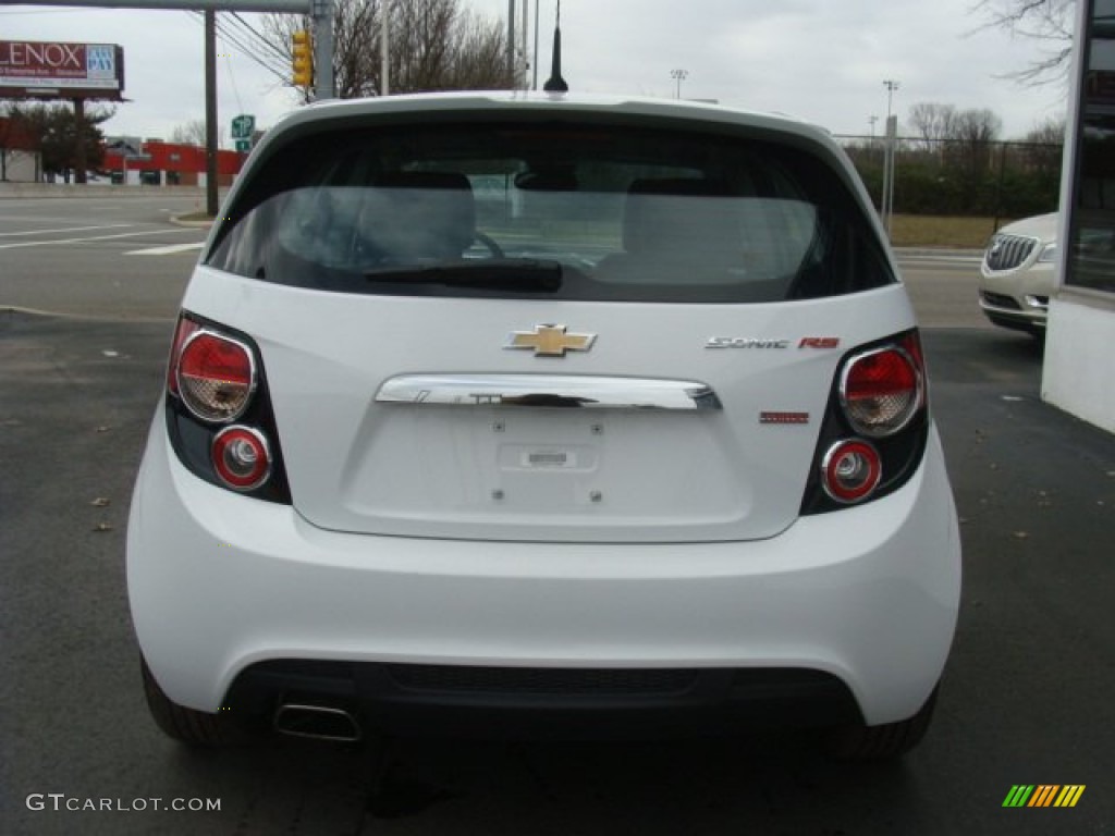 Summit White 2013 Chevrolet Sonic RS Hatch Exterior Photo #78379258