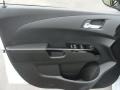 RS Jet Black Leather/Microfiber Door Panel Photo for 2013 Chevrolet Sonic #78379282