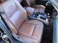 2009 Jeep Grand Cherokee Saddle Brown Royale Leather Interior Front Seat Photo