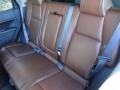 2009 Jeep Grand Cherokee Saddle Brown Royale Leather Interior Rear Seat Photo