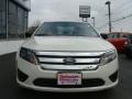 2010 White Suede Ford Fusion S  photo #2