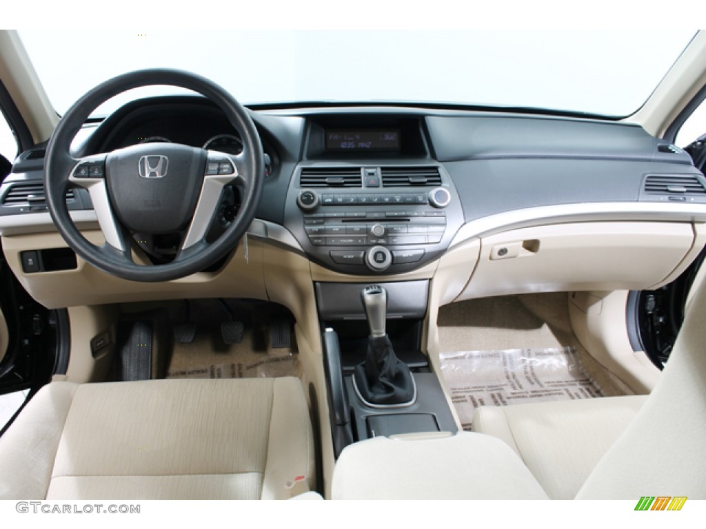 2011 Honda Accord LX Sedan Ivory Dashboard Photo #78379943