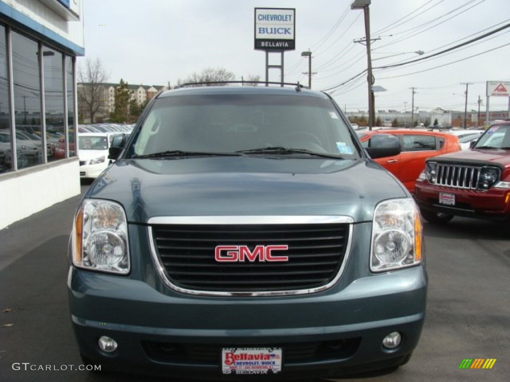 2009 Yukon SLT 4x4 - Stealth Gray Metallic / Ebony photo #2