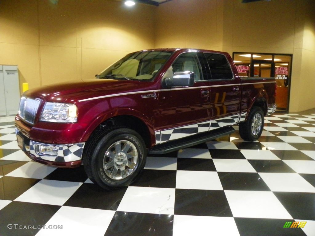 Dark Toreador Red Metallic 2006 Lincoln Mark LT SuperCrew 4x4 Exterior Photo #78380135