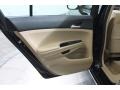 Ivory 2011 Honda Accord LX Sedan Door Panel