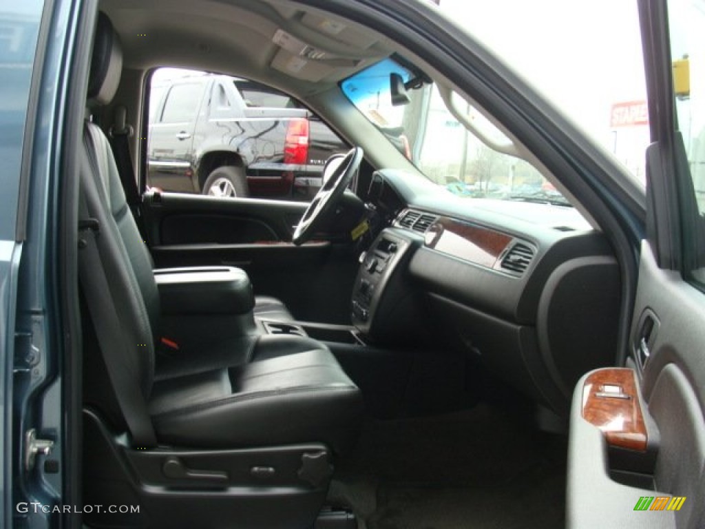 2009 Yukon SLT 4x4 - Stealth Gray Metallic / Ebony photo #8