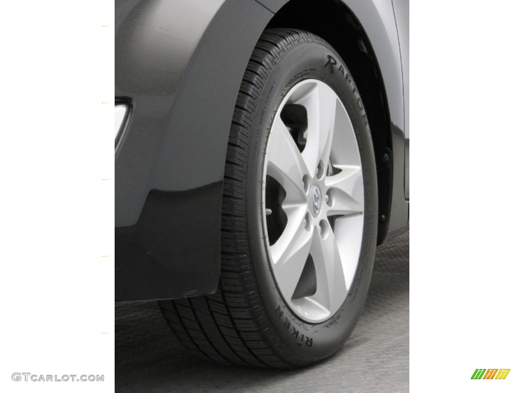 2012 Elantra GLS - Black Noir Pearl / Gray photo #29