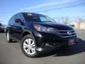 2012 Crystal Black Pearl Honda CR-V EX  photo #1