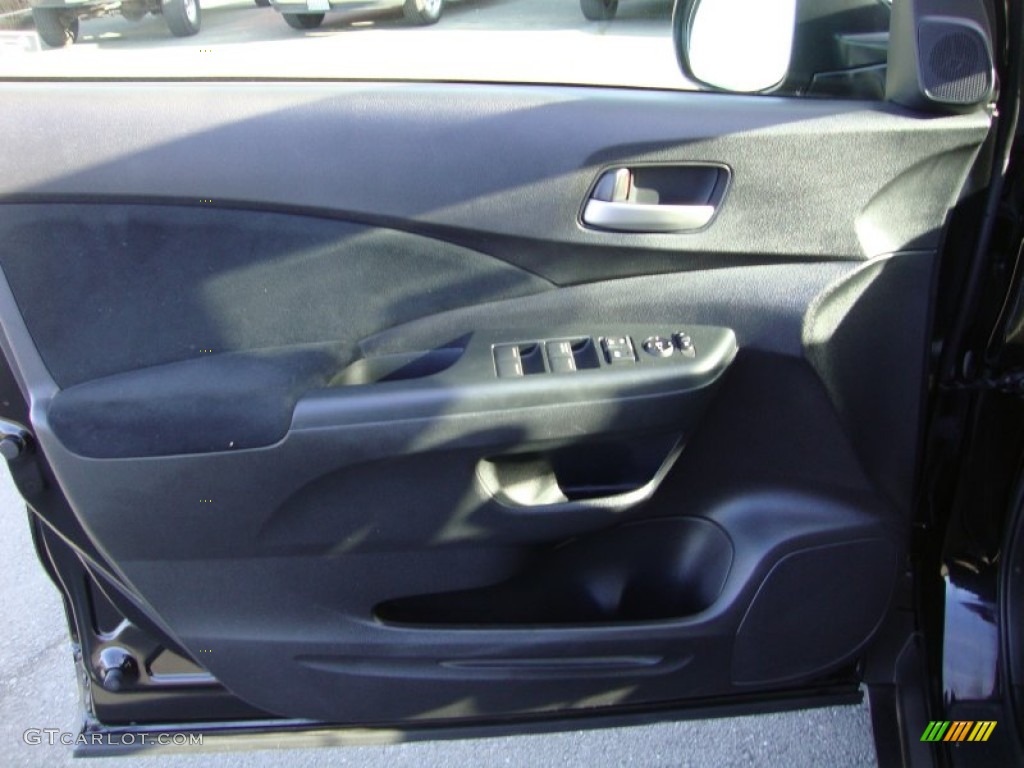 2012 CR-V EX - Crystal Black Pearl / Black photo #9