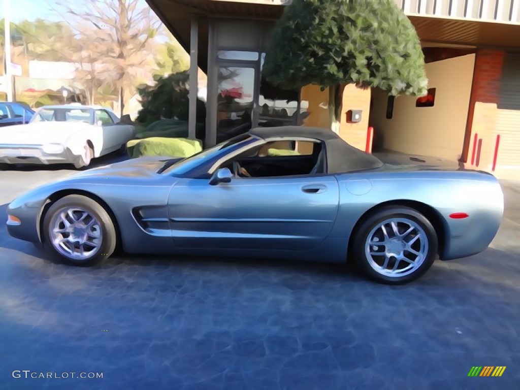 Medium Spiral Gray Metallic 2004 Chevrolet Corvette Convertible Exterior Photo #78381894