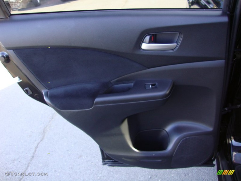 2012 CR-V EX - Crystal Black Pearl / Black photo #24
