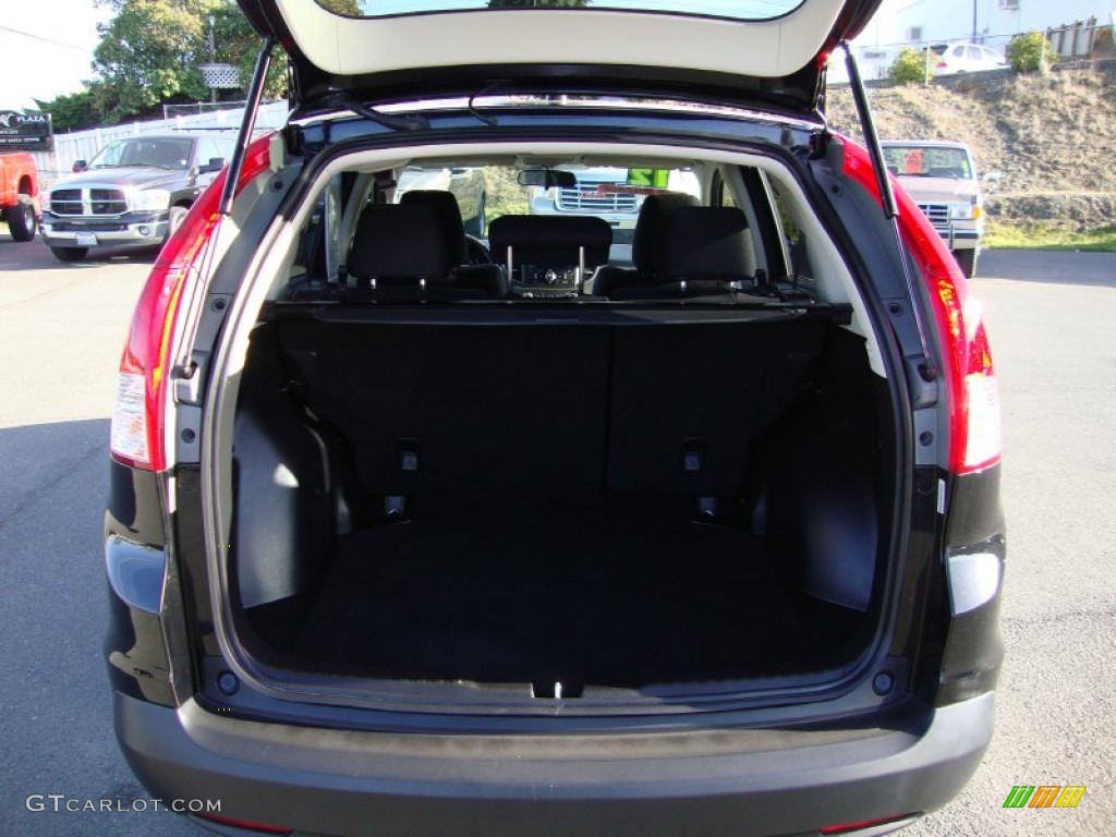 2012 CR-V EX - Crystal Black Pearl / Black photo #25