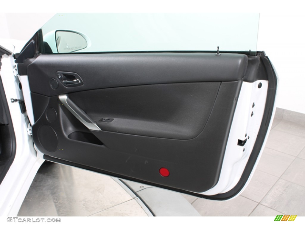 2009 Pontiac G6 GT Coupe Ebony Door Panel Photo #78382183