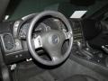 Ebony Black 2011 Chevrolet Corvette Grand Sport Coupe Steering Wheel