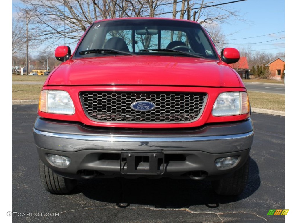 Bright Red 2003 Ford F150 FX4 Regular Cab 4x4 Exterior Photo #78384464