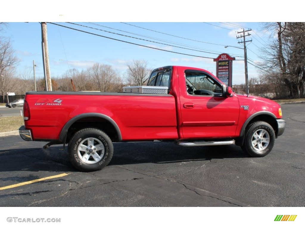 Bright Red 2003 Ford F150 FX4 Regular Cab 4x4 Exterior Photo #78384578
